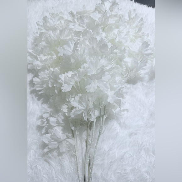 Other - White Faux Floral Stems Bundle – Wedding Decor, Centerpieces, Bouquets